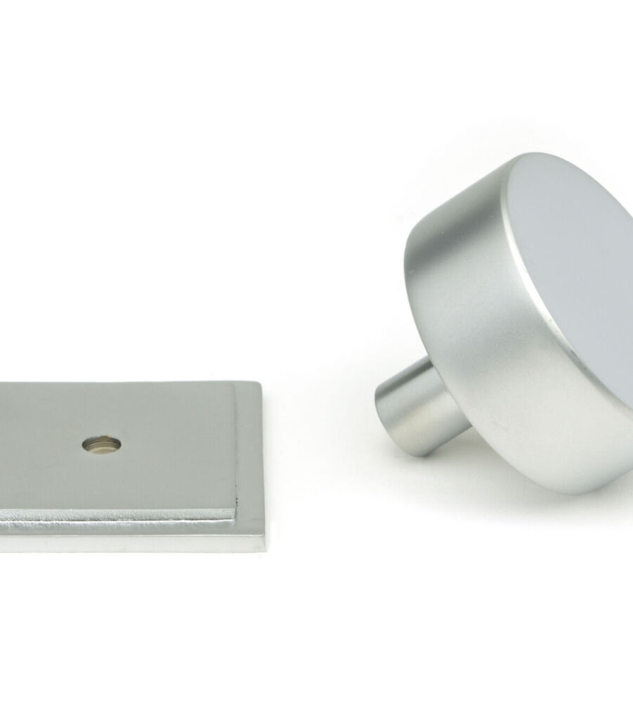 From The Anvil Satin Chrome Kelso Cabinet Knob - 38mm (Square) - Image 3