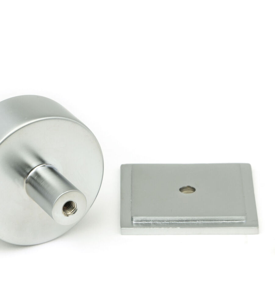 From The Anvil Satin Chrome Kelso Cabinet Knob - 38mm (Square) - Image 5