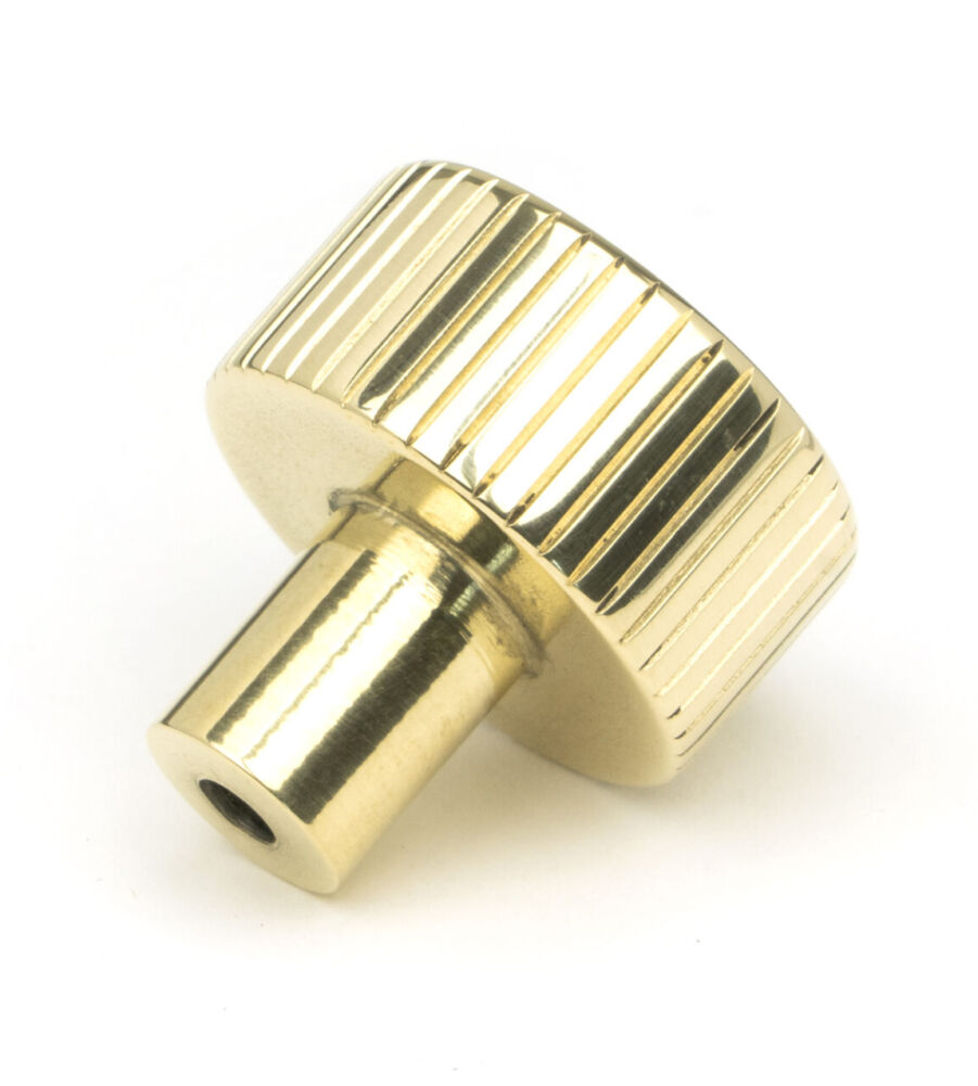 From The Anvil Polished Brass Judd Cabinet Knob - 25mm (No Rose) - Image 4