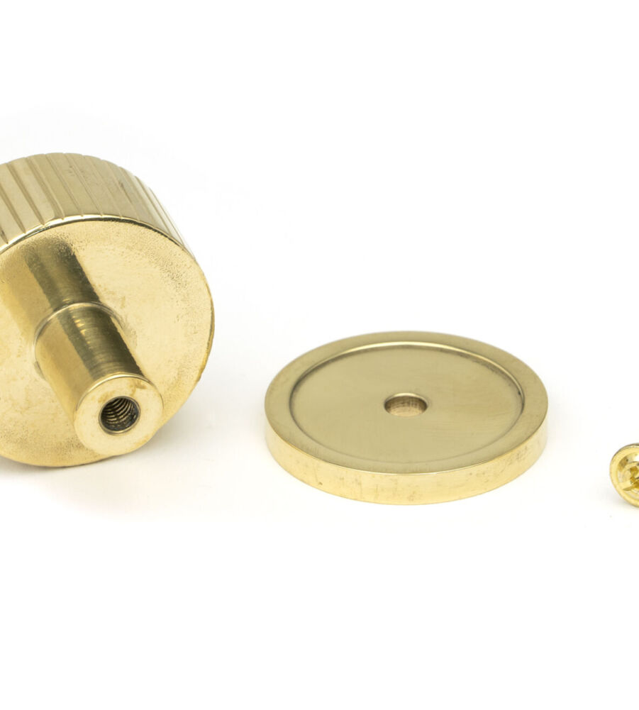 From The Anvil Polished Brass Judd Cabinet Knob - 32mm (Plain) - Image 5