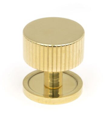 From The Anvil Polished Brass Judd Cabinet Knob – 32mm (Plain)