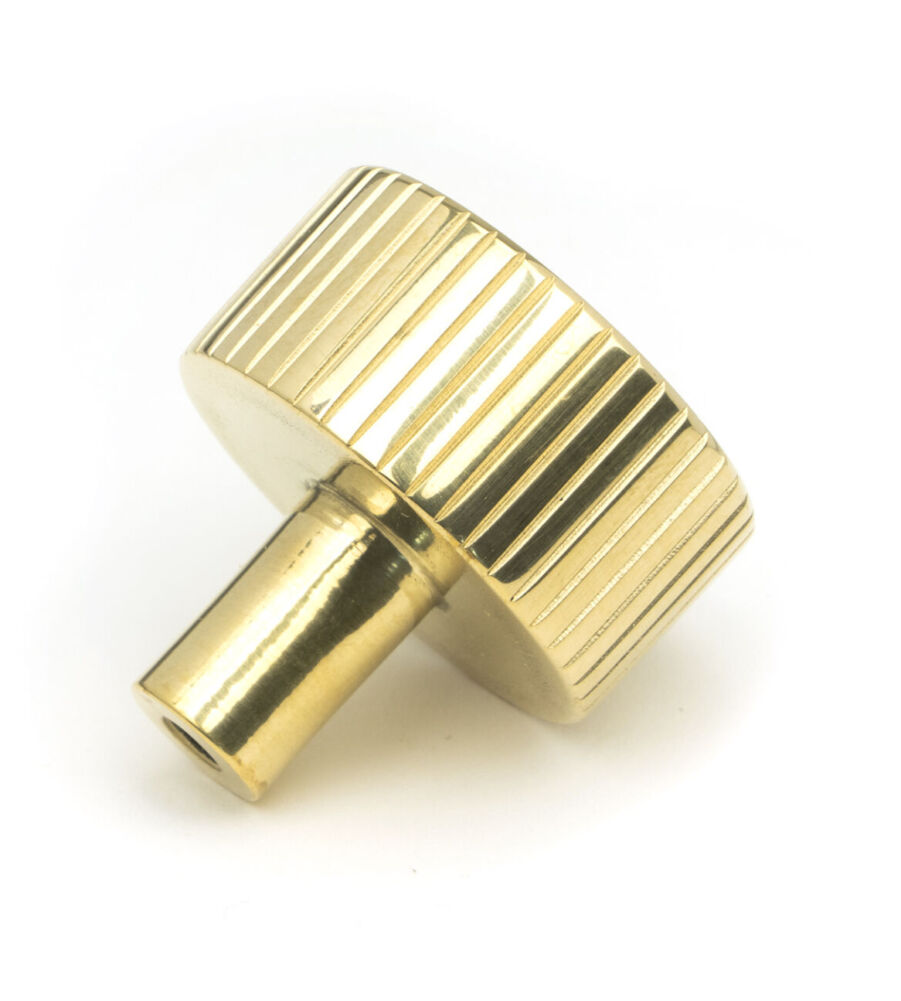 From The Anvil Polished Brass Judd Cabinet Knob - 32mm (No Rose) - Image 4