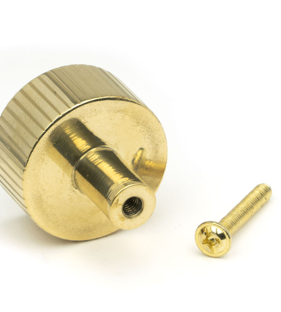 From The Anvil Polished Brass Judd Cabinet Knob - 32mm (No Rose) - Image 5