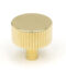 From The Anvil Polished Brass Judd Cabinet Knob - 32mm (No Rose)