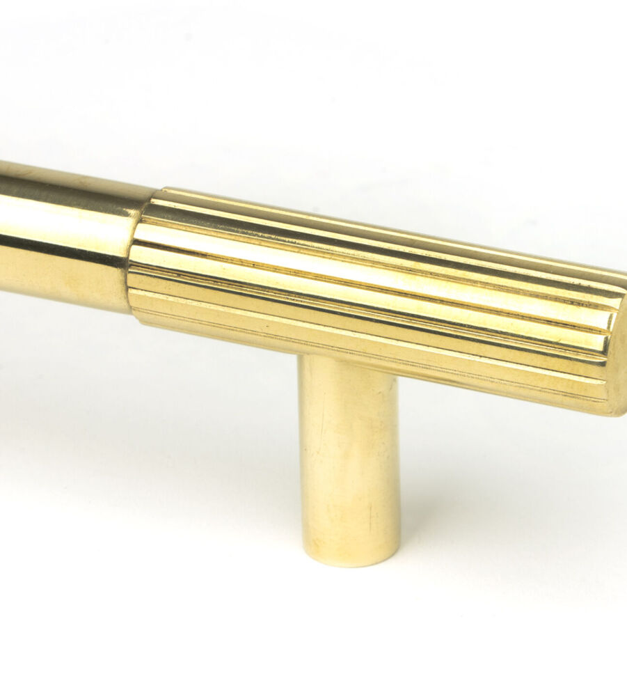 From The Anvil Polished Brass Judd Pull Handle - Small - Image 3