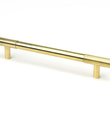 From The Anvil Polished Brass Judd Pull Handle – Medium