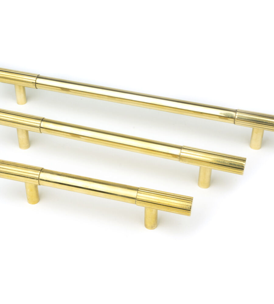 From The Anvil Polished Brass Judd Pull Handle - Large - Image 6