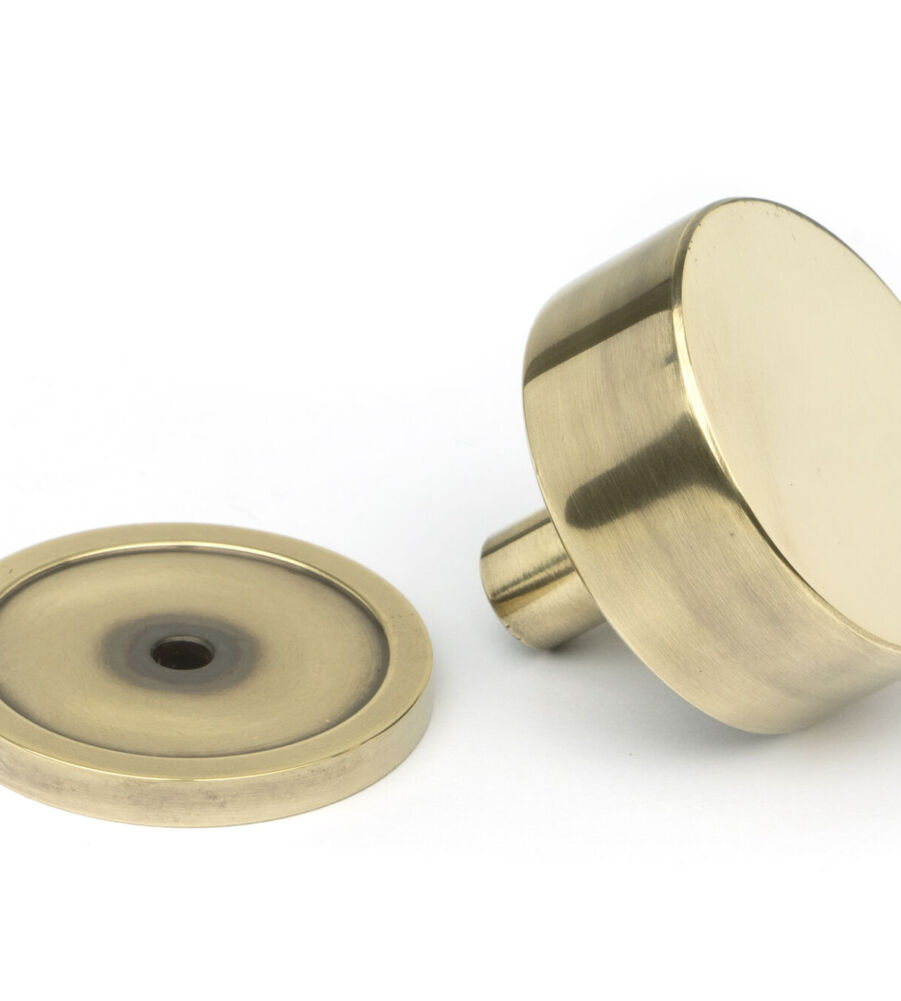 From The Anvil Aged Brass Kelso Cabinet Knob - 38mm (Plain) - Image 3