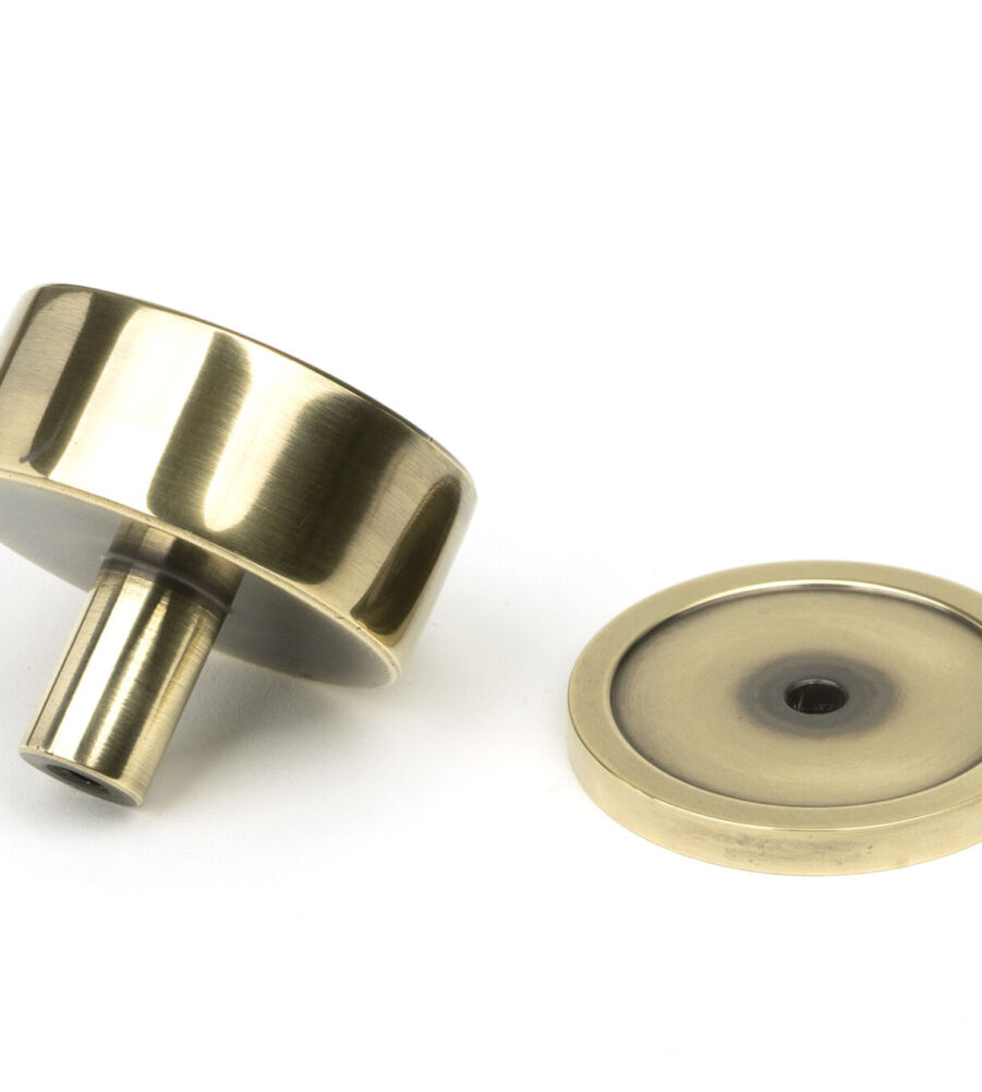 From The Anvil Aged Brass Kelso Cabinet Knob - 38mm (Plain) - Image 4