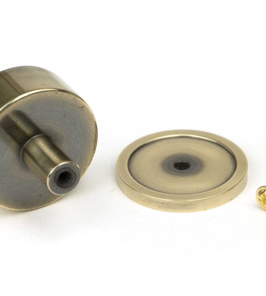 From The Anvil Aged Brass Kelso Cabinet Knob - 38mm (Plain) - Image 5
