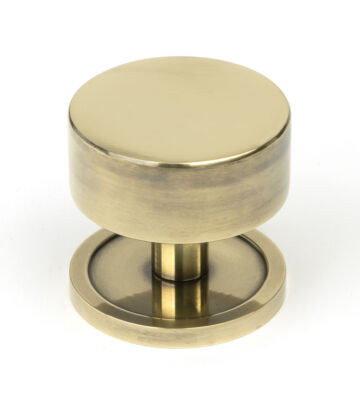 From The Anvil Aged Brass Kelso Cabinet Knob – 38mm (Plain)