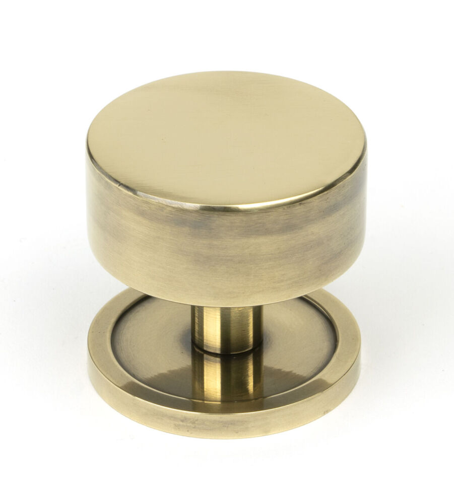 From The Anvil Aged Brass Kelso Cabinet Knob - 38mm (Plain)