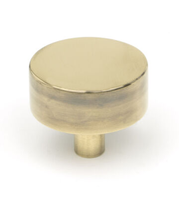 From The Anvil Aged Brass Kelso Cabinet Knob – 38mm (No Rose)