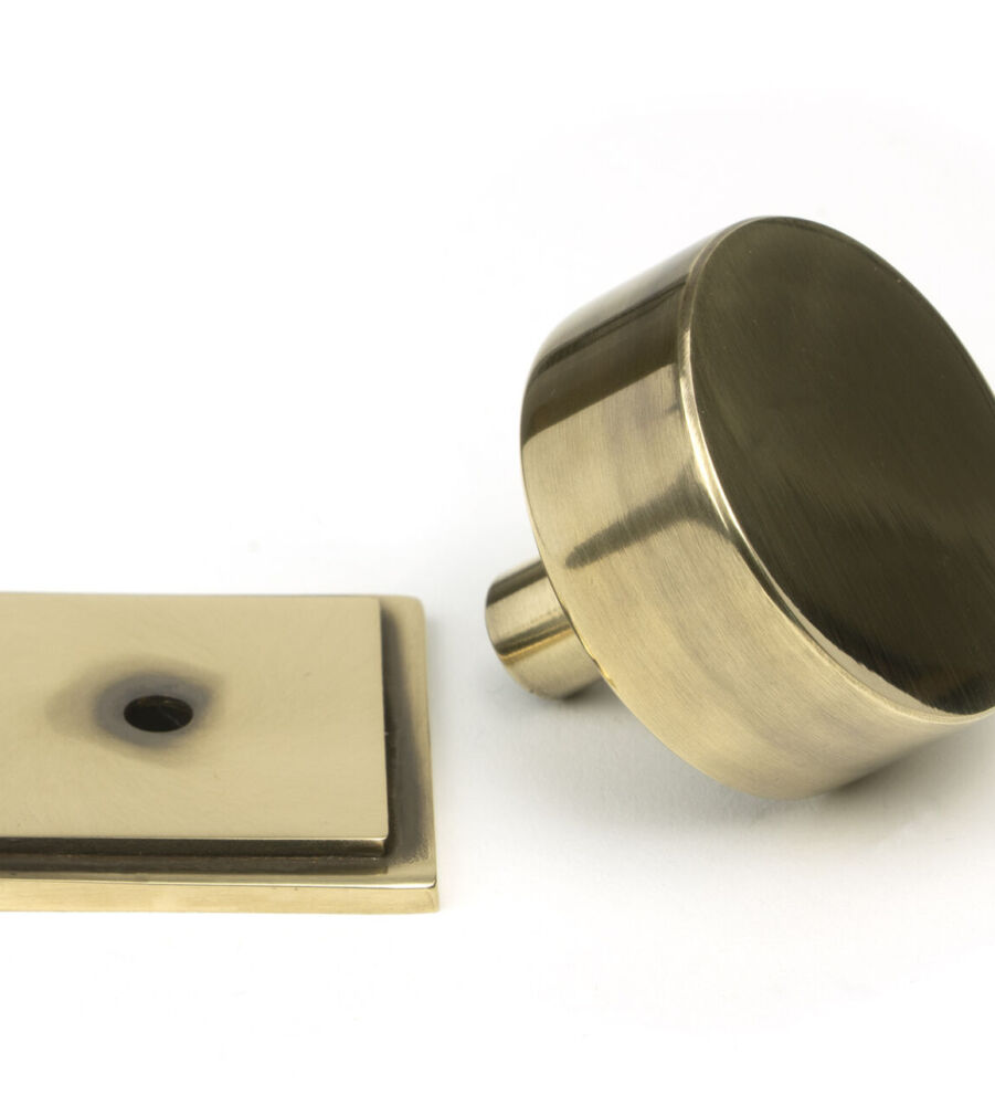 From The Anvil Aged Brass Kelso Cabinet Knob - 38mm (Square) - Image 3