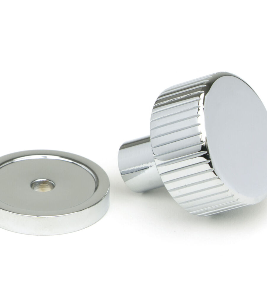 From The Anvil Polished Chrome Judd Cabinet Knob - 25mm (Plain) - Image 3