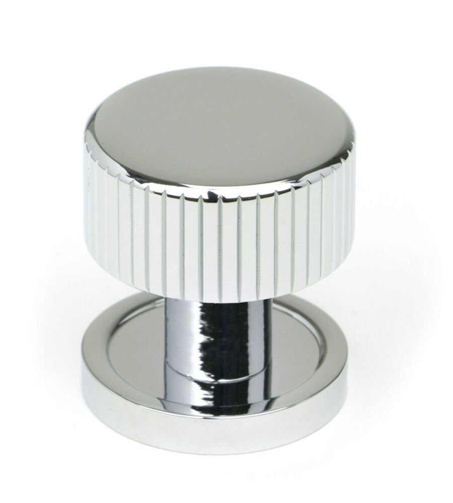From The Anvil Polished Chrome Judd Cabinet Knob - 25mm (Plain)