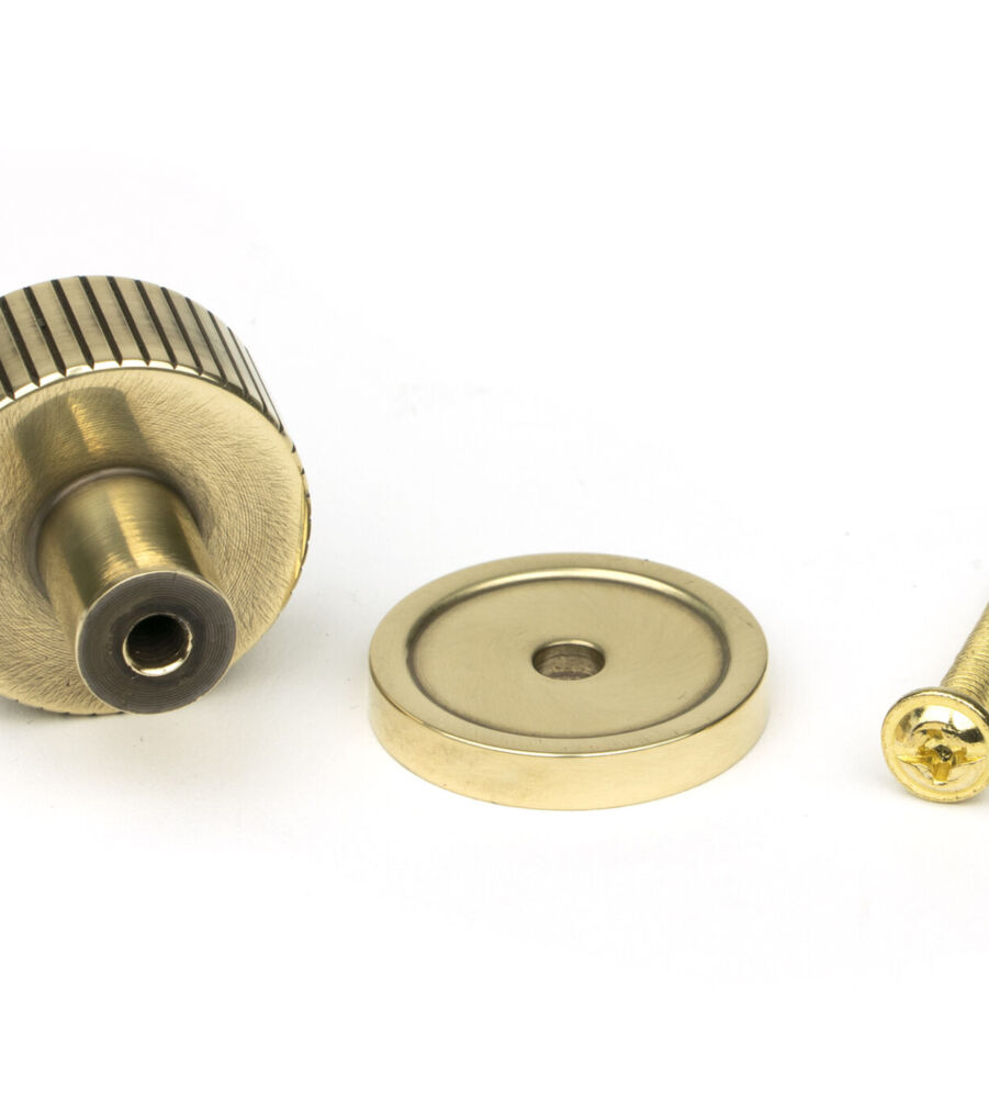 From The Anvil Aged Brass Judd Cabinet Knob - 25mm (Plain) - Image 5