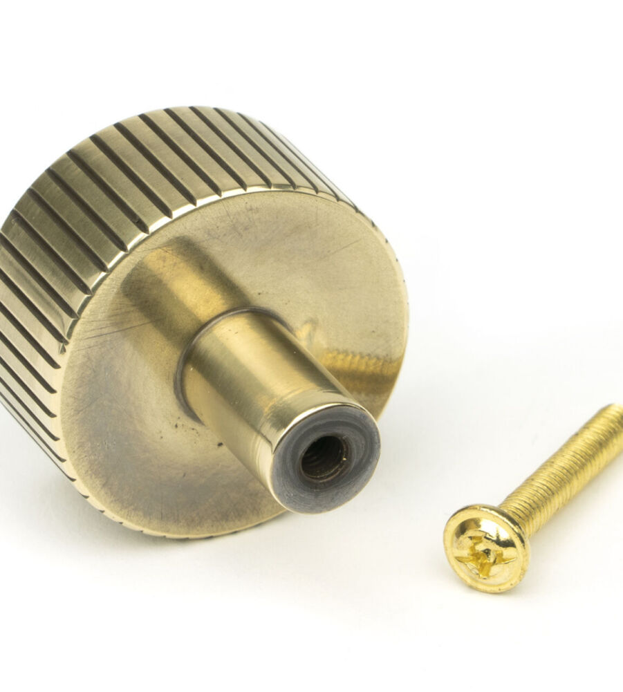 From The Anvil Aged Brass Judd Cabinet Knob - 32mm (No rose) - Image 5