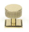 From The Anvil Aged Brass Judd Cabinet Knob - 32mm (Square)