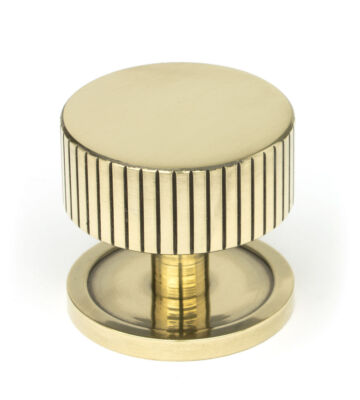 From The Anvil Aged Brass Judd Cabinet Knob – 38mm (Plain)