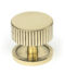From The Anvil Aged Brass Judd Cabinet Knob - 38mm (Plain)