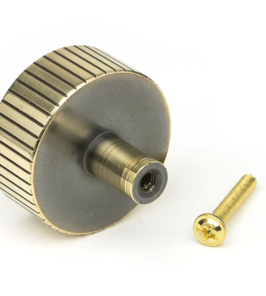 From The Anvil Aged Brass Judd Cabinet Knob - 38mm (No rose) - Image 5