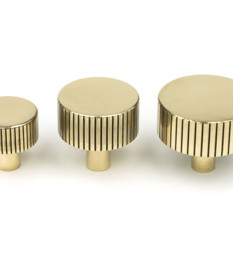 From The Anvil Aged Brass Judd Cabinet Knob - 38mm (No rose) - Image 6
