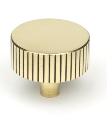 From The Anvil Aged Brass Judd Cabinet Knob – 38mm (No rose)