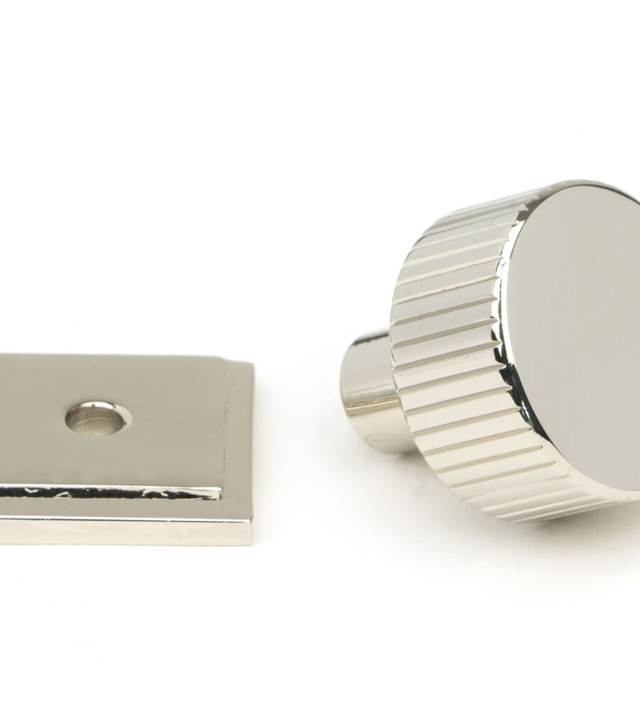 From The Anvil Polished Nickel Judd Cabinet Knob - 25mm (Plain) - Image 3
