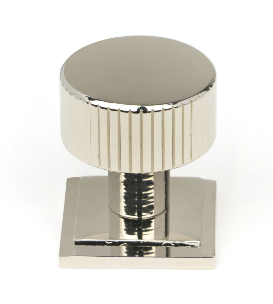 From The Anvil Polished Nickel Judd Cabinet Knob - 25mm (Plain)