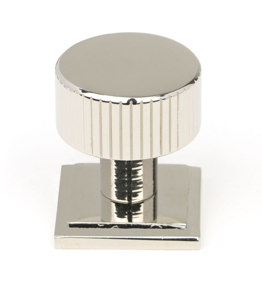 From The Anvil Polished Nickel Judd Cabinet Knob - 25mm (Square)