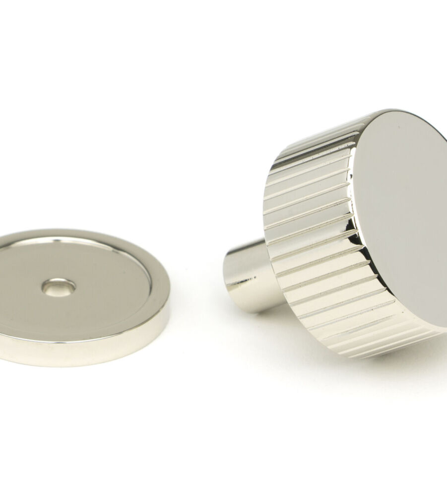 From The Anvil Polished Nickel Judd Cabinet Knob - 32mm (Plain) - Image 3