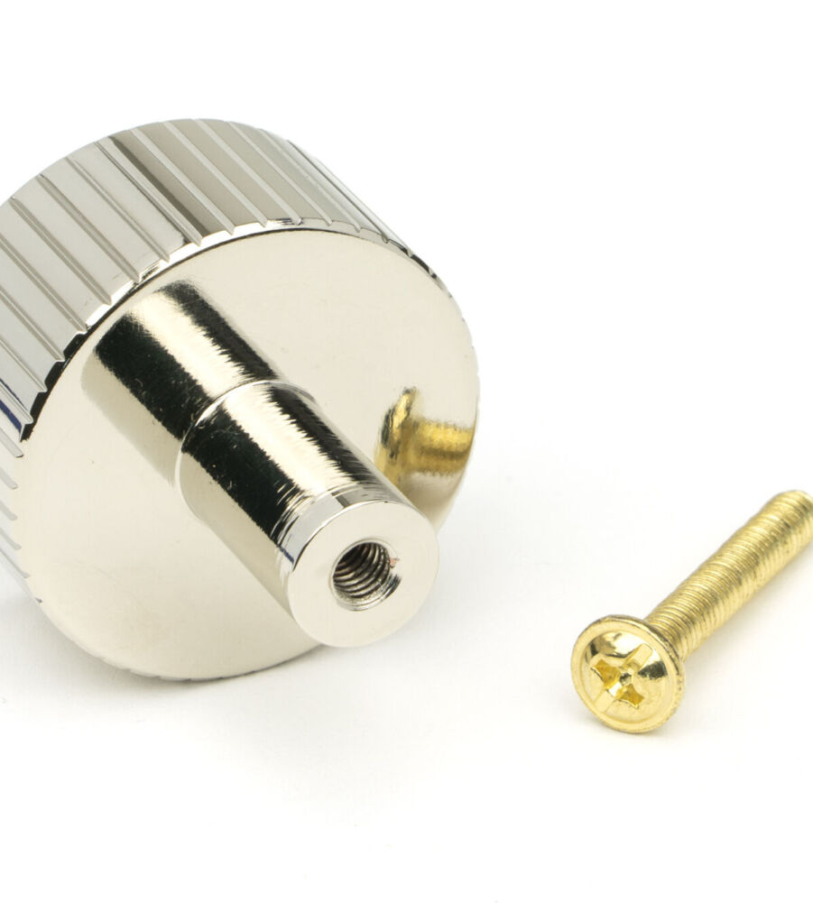 From The Anvil Polished Nickel Judd Cabinet Knob - 32mm (No rose) - Image 5
