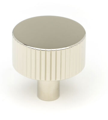 From The Anvil Polished Nickel Judd Cabinet Knob – 32mm (No Rose)