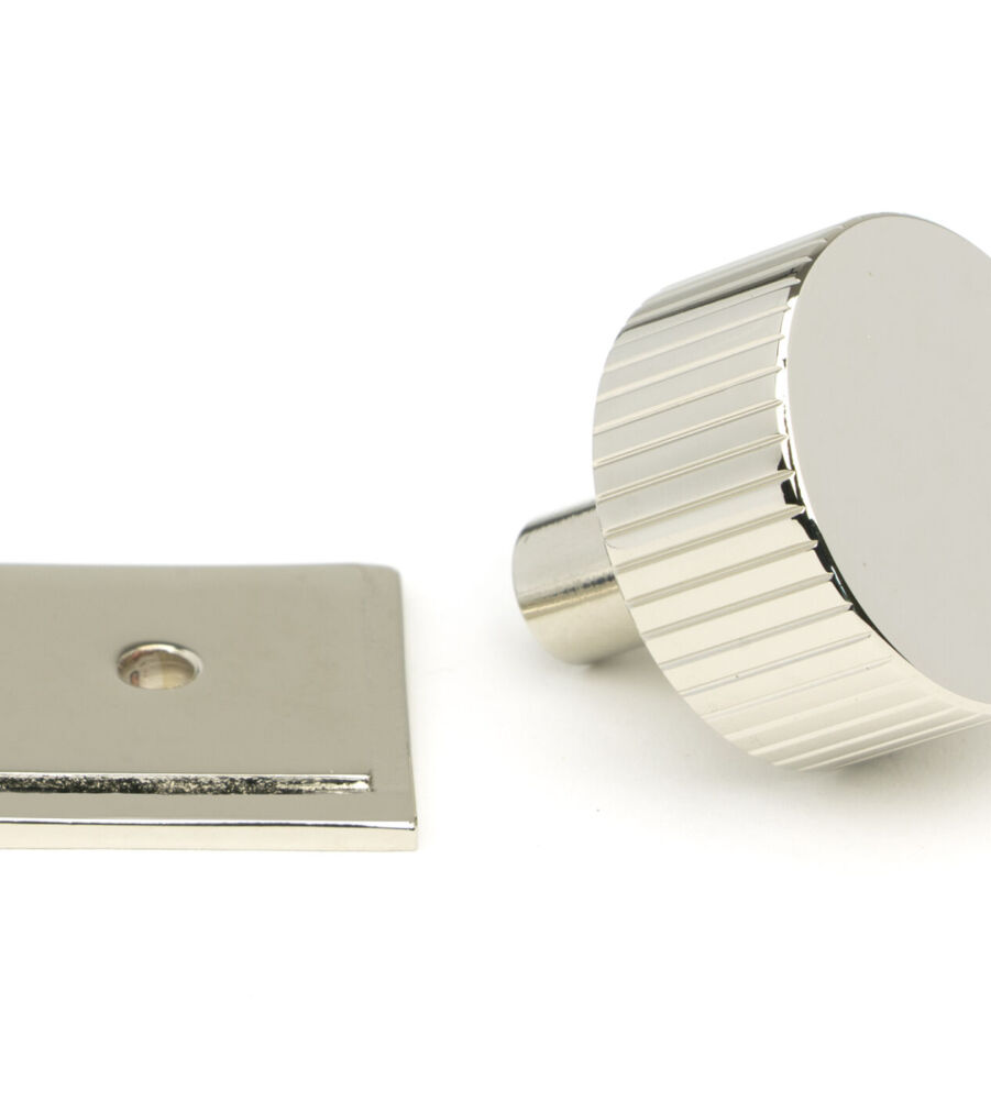 From The Anvil Polished Nickel Judd Cabinet Knob - 32mm (Square) - Image 3