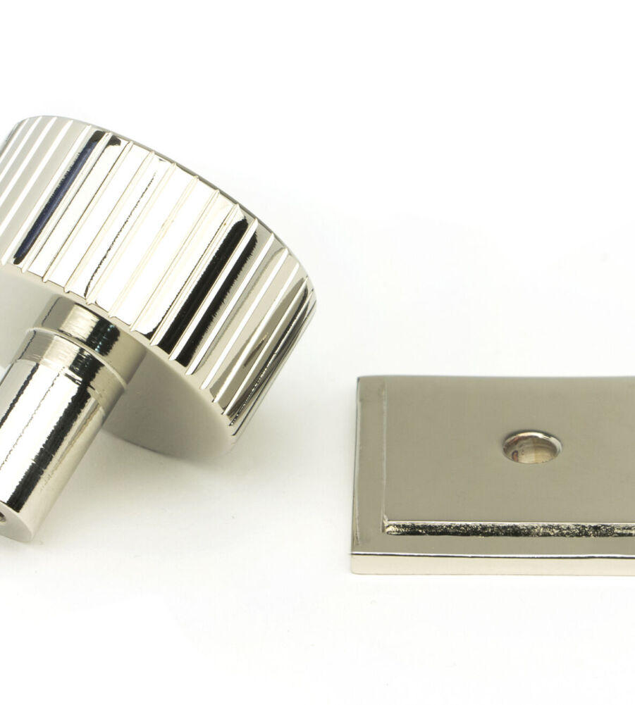 From The Anvil Polished Nickel Judd Cabinet Knob - 32mm (Square) - Image 4