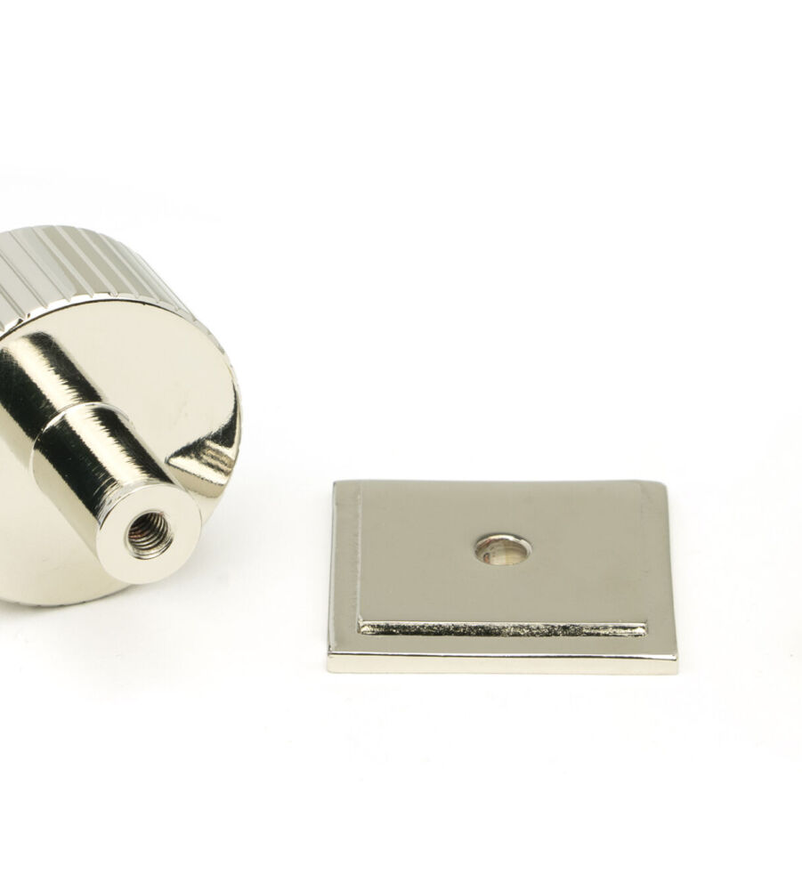 From The Anvil Polished Nickel Judd Cabinet Knob - 32mm (Square) - Image 5
