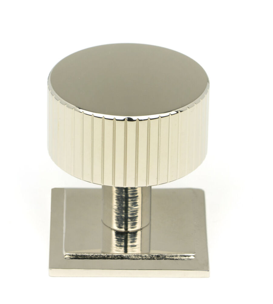 From The Anvil Polished Nickel Judd Cabinet Knob - 32mm (Square)