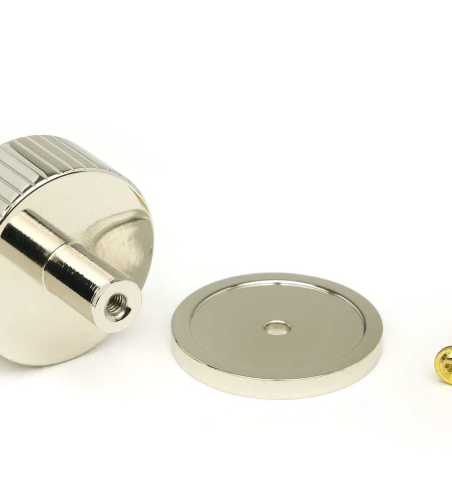 From The Anvil Polished Nickel Judd Cabinet Knob - 38mm (Plain) - Image 5