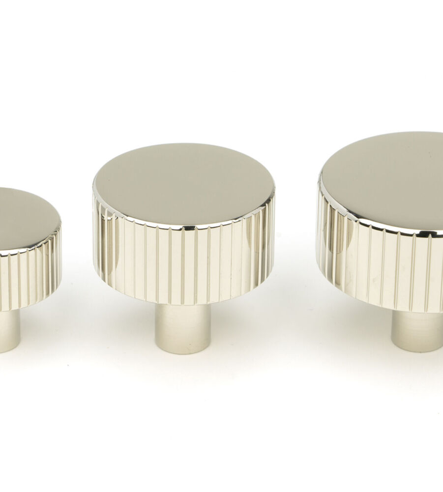 From The Anvil Polished Nickel Judd Cabinet Knob - 38mm (No rose) - Image 6