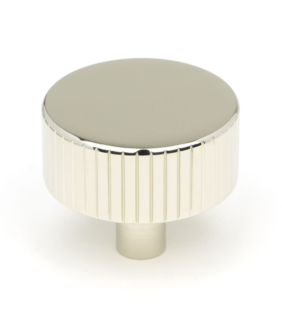 From The Anvil Polished Nickel Judd Cabinet Knob - 38mm (No rose)