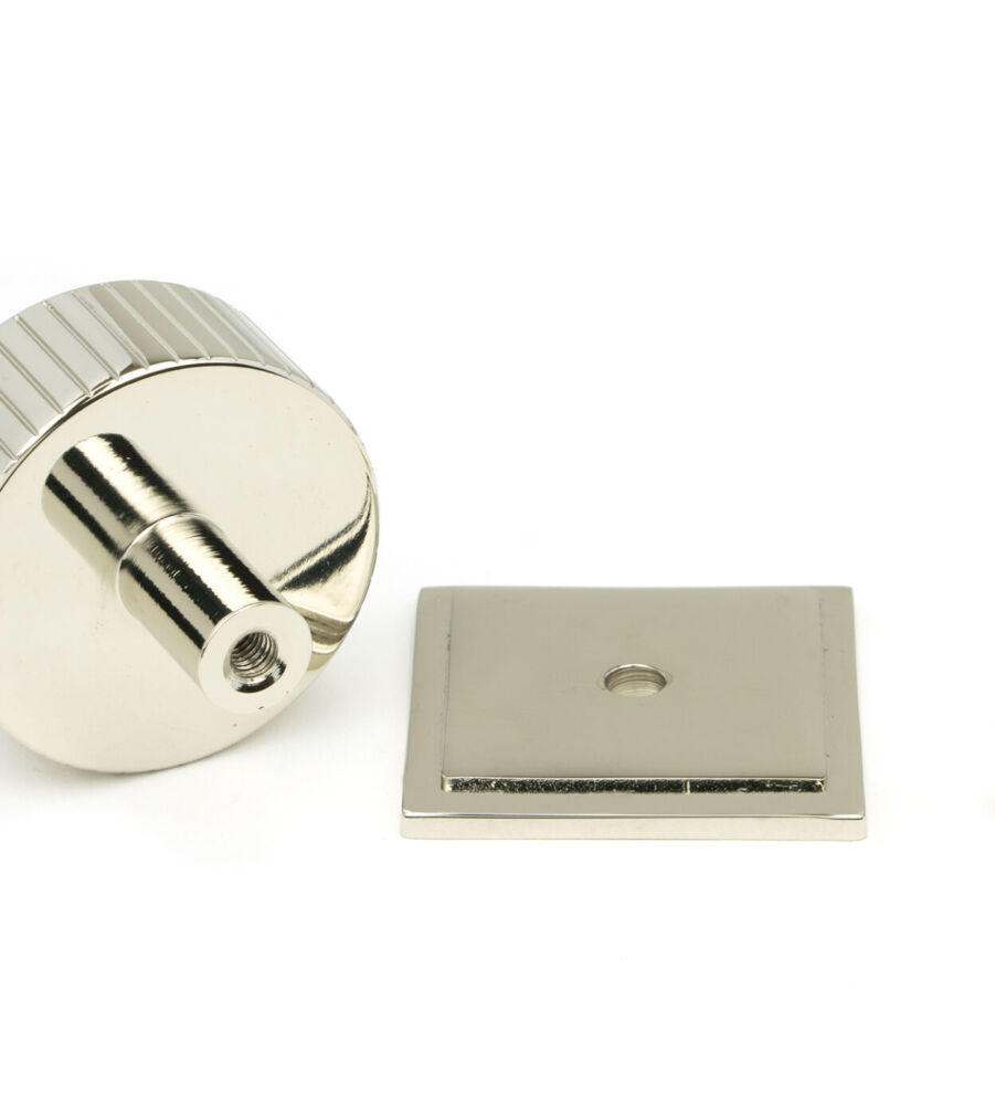 From The Anvil Polished Nickel Judd Cabinet Knob - 38mm (Square) - Image 5