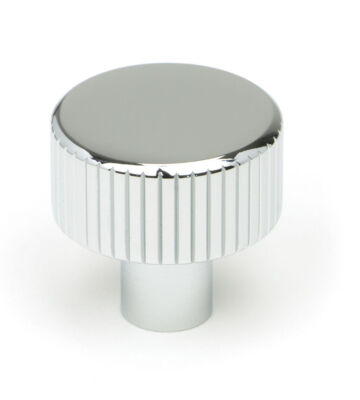 From The Anvil Polished Chrome Judd Cabinet Knob – 25mm (No Rose)