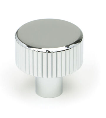 From The Anvil Polished Chrome Judd Cabinet Knob – 25mm (No rose)