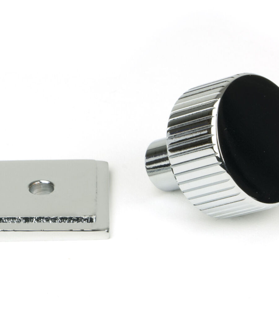 From The Anvil Polished Chrome Judd Cabinet Knob - 25mm (Square) - Image 3
