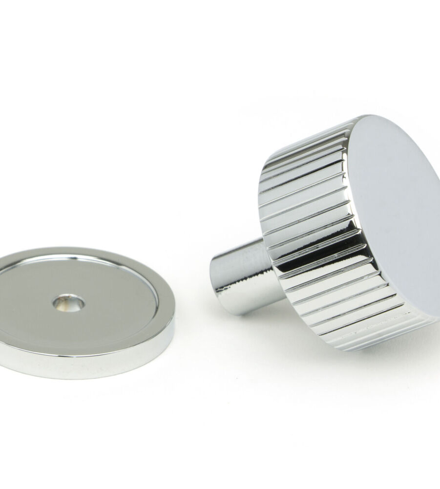 From The Anvil Polished Chrome Judd Cabinet Knob - 32mm (Plain) - Image 3