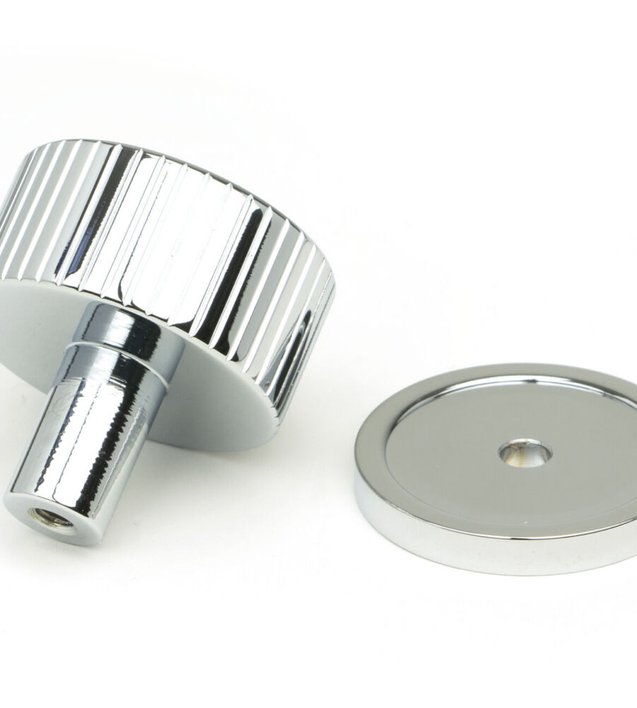 From The Anvil Polished Chrome Judd Cabinet Knob - 32mm (Plain) - Image 4