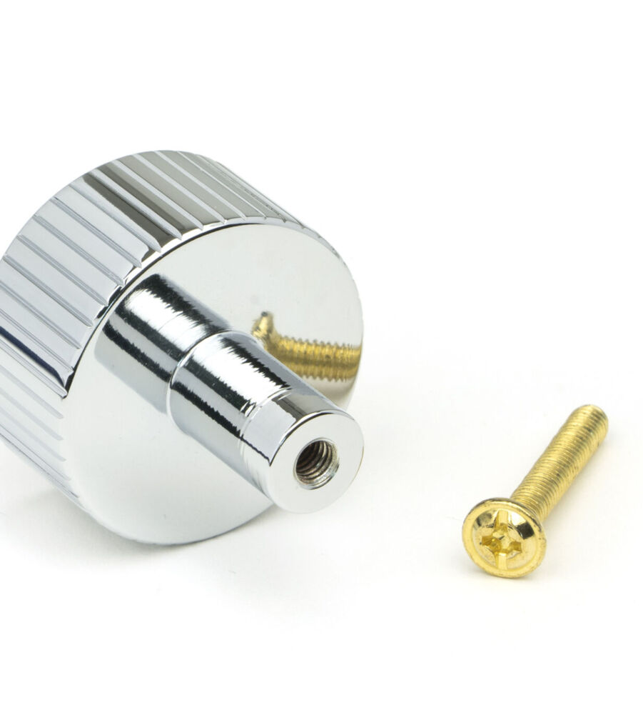 From The Anvil Polished Chrome Judd Cabinet Knob - 32mm (No rose) - Image 5