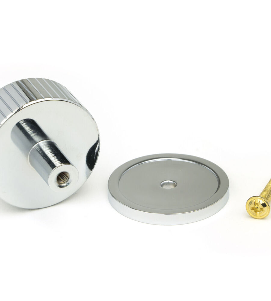 From The Anvil Polished Chrome Judd Cabinet Knob - 38mm (Plain) - Image 5