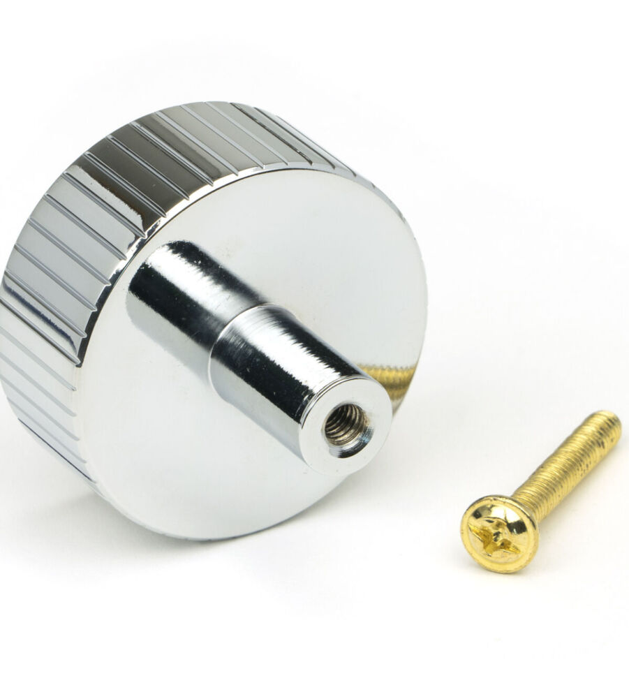 From The Anvil Polished Chrome Judd Cabinet Knob - 38mm (No rose) - Image 5